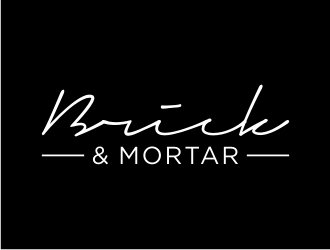 Brick & Mortar logo design by johana