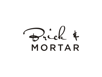 Brick & Mortar logo design by carman