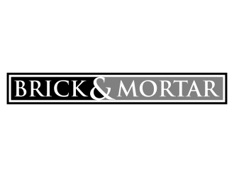 Brick & Mortar logo design by p0peye