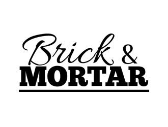 Brick & Mortar logo design by Coolwanz