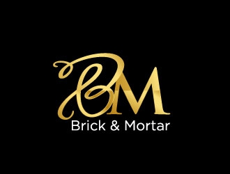 Brick & Mortar logo design by maze