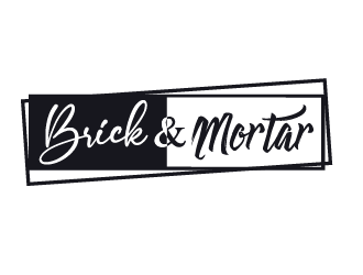 Brick & Mortar logo design by axel182