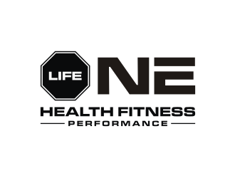 One Life Health Fitness Performance  logo design by mbamboex