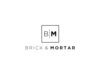 Brick & Mortar logo design by kurnia