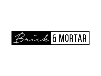 Brick & Mortar logo design by BrainStorming