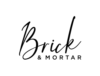 Brick & Mortar logo design by puthreeone