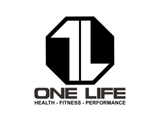 One Life Health Fitness Performance  logo design by bosbejo