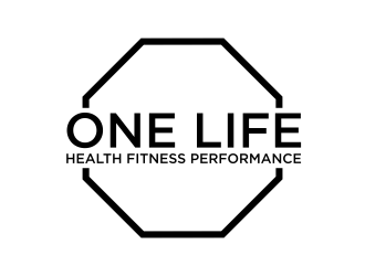 One Life Health Fitness Performance  logo design by scolessi