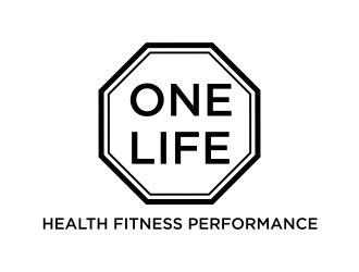 One Life Health Fitness Performance  logo design by scolessi