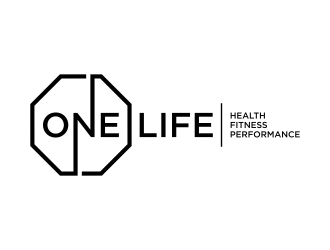 One Life Health Fitness Performance  logo design by scolessi