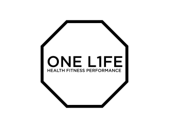 One Life Health Fitness Performance  logo design by scolessi