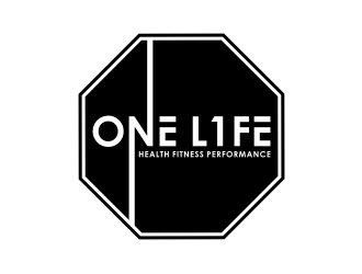 One Life Health Fitness Performance  logo design by puthreeone