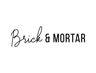 Brick & Mortar logo design by BrainStorming