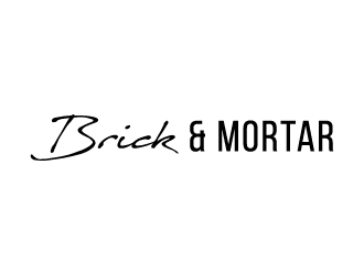 Brick & Mortar logo design by BrainStorming