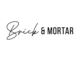 Brick & Mortar logo design by BrainStorming