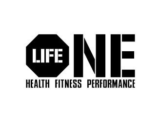 One Life Health Fitness Performance  logo design by daywalker