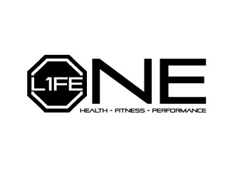 One Life Health Fitness Performance  logo design by 21082