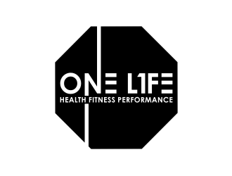 One Life Health Fitness Performance  logo design by puthreeone