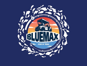 Blue Max logo design by ascii