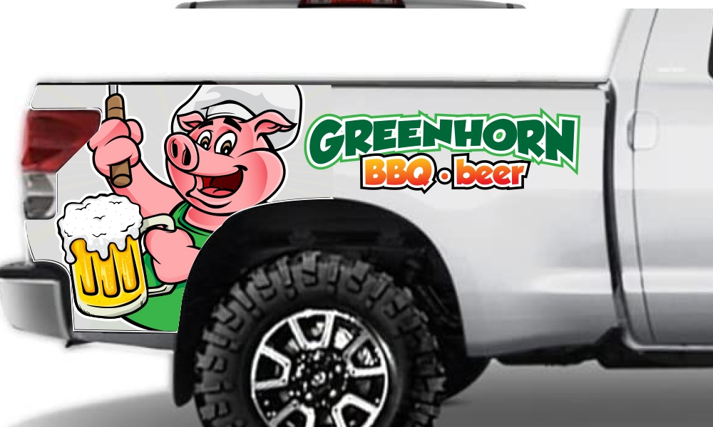 Greenhorn BBQ beer logo design by avatar