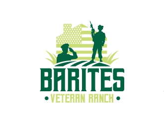 Barites Veteran Ranch logo design by Rock