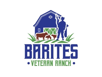 Barites Veteran Ranch logo design by Rock