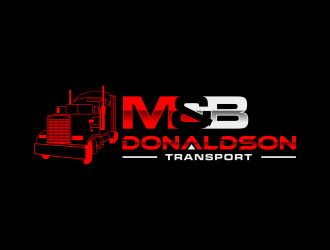 M & B Donaldson Transport  logo design by scolessi