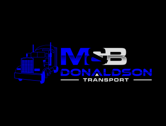 M & B Donaldson Transport  logo design by scolessi