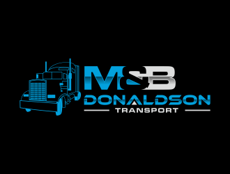 M & B Donaldson Transport  logo design by scolessi