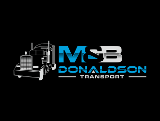 M & B Donaldson Transport  logo design by scolessi