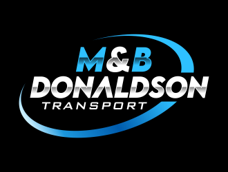 M & B Donaldson Transport  logo design by ingepro