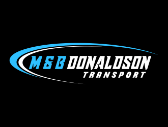 M & B Donaldson Transport  logo design by ingepro