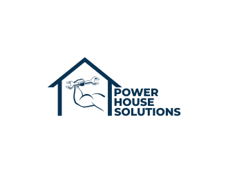 Powerhouse solutions logo design by DeyXyner