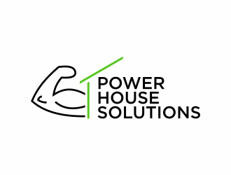 Powerhouse solutions logo design by eagerly