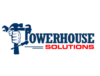 Powerhouse solutions logo design by Coolwanz