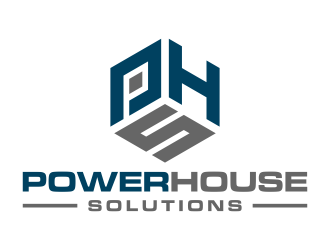 Powerhouse solutions logo design by p0peye