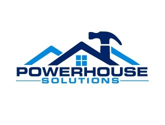 Powerhouse solutions logo design by AamirKhan