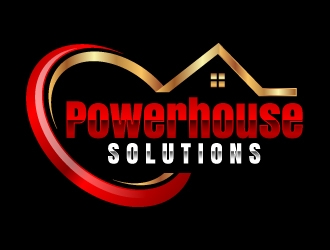 Powerhouse solutions logo design by uttam