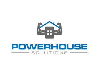 Powerhouse solutions logo design by Purwoko21