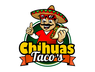 Chihuas Tacos logo design - 48hourslogo.com