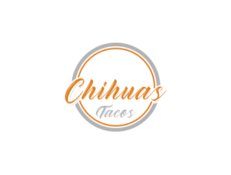 Chihuas Tacos logo design by bricton