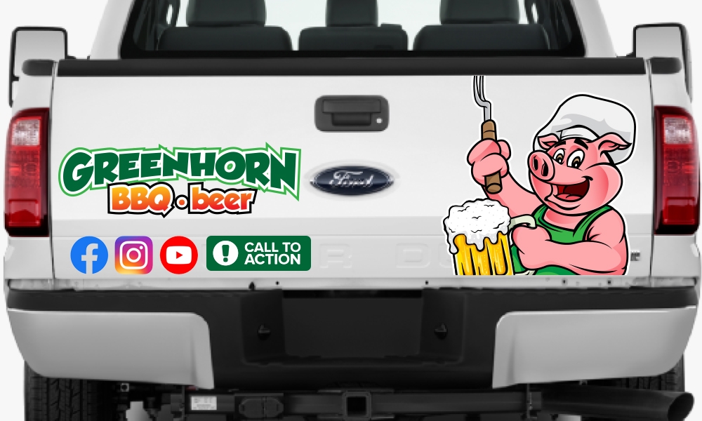 Greenhorn BBQ beer logo design by avatar