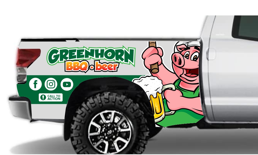 Greenhorn BBQ beer logo design by avatar