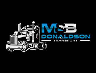 M & B Donaldson Transport  logo design by scolessi