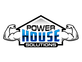 Powerhouse solutions logo design by MAXR