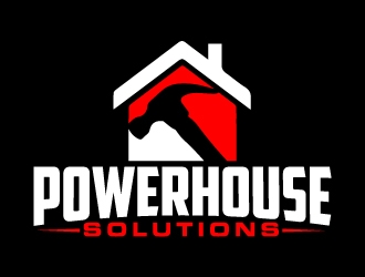 Powerhouse solutions logo design by AamirKhan