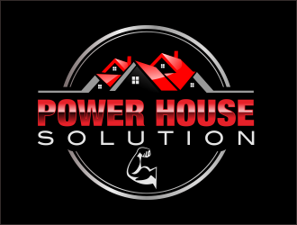 Powerhouse solutions logo design by bosbejo