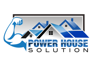 Powerhouse solutions logo design by bosbejo