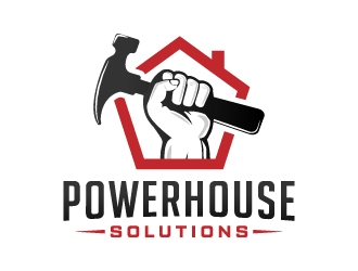 Powerhouse solutions logo design by akilis13