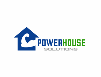 Powerhouse solutions logo design by serprimero